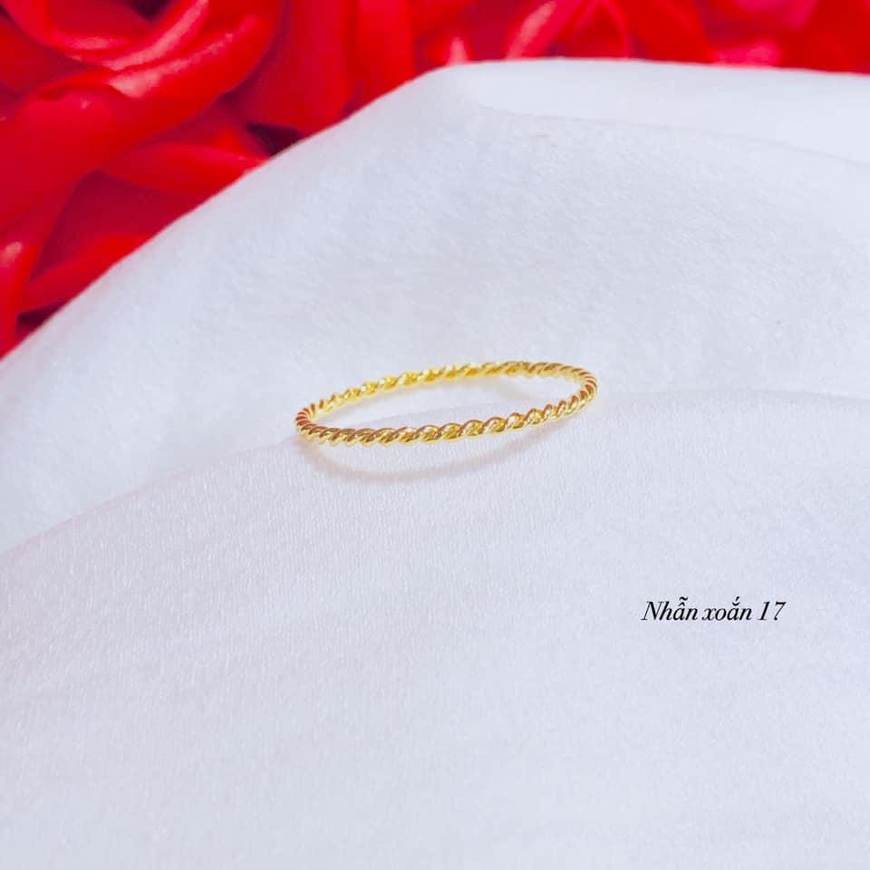 Nhẫn vàng nữ thời trang chất liệu vàng tây MS17