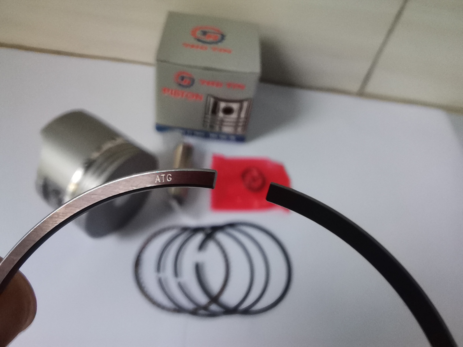 Bộ piston+bạc wave 110 cao cấp cos 0 đến cos 4