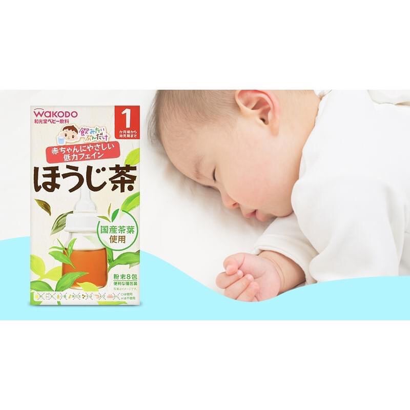 Trà hoa quả, Lúa mạch Wakodo cho bé từ 1-5 tháng nội địa Nhật