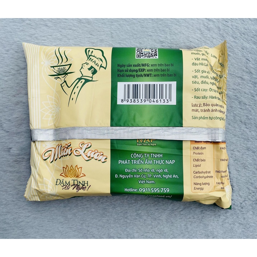 Miến lươn 5 Phút (gói có thịt lươn), set 5