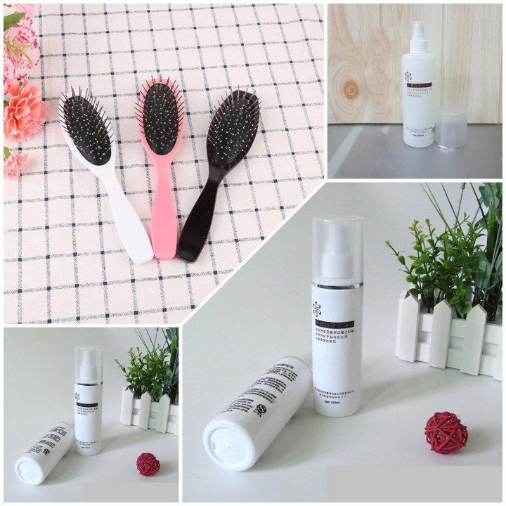 Combo lược và xịt dưỡng chuyên dành cho tóc giả, lược gỡ rối, xịt dưỡng tóc hang chính hãng