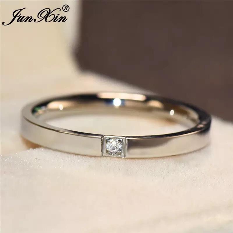 Nhẫn nữ titan đính đá nhẫn đôi bên đẹp rẻ sang chảnh NC179 giá 1 chiếc