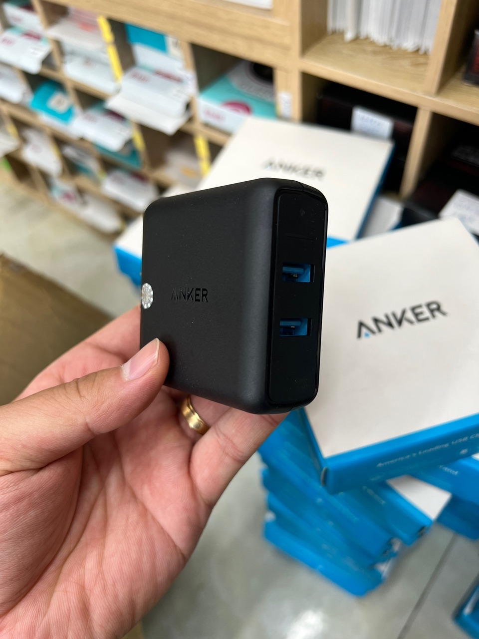Cốc Sạc Anker 4 cổng 43.5W Quick charge 3.0 A2040/Anker A2025(2 cổng 39W)