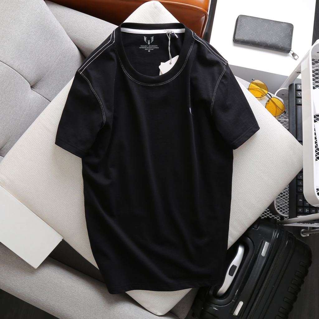 [FREESHIP] Áo thun tay ngắn cổ tròn Marc Basic, chất vải cotton 100%,