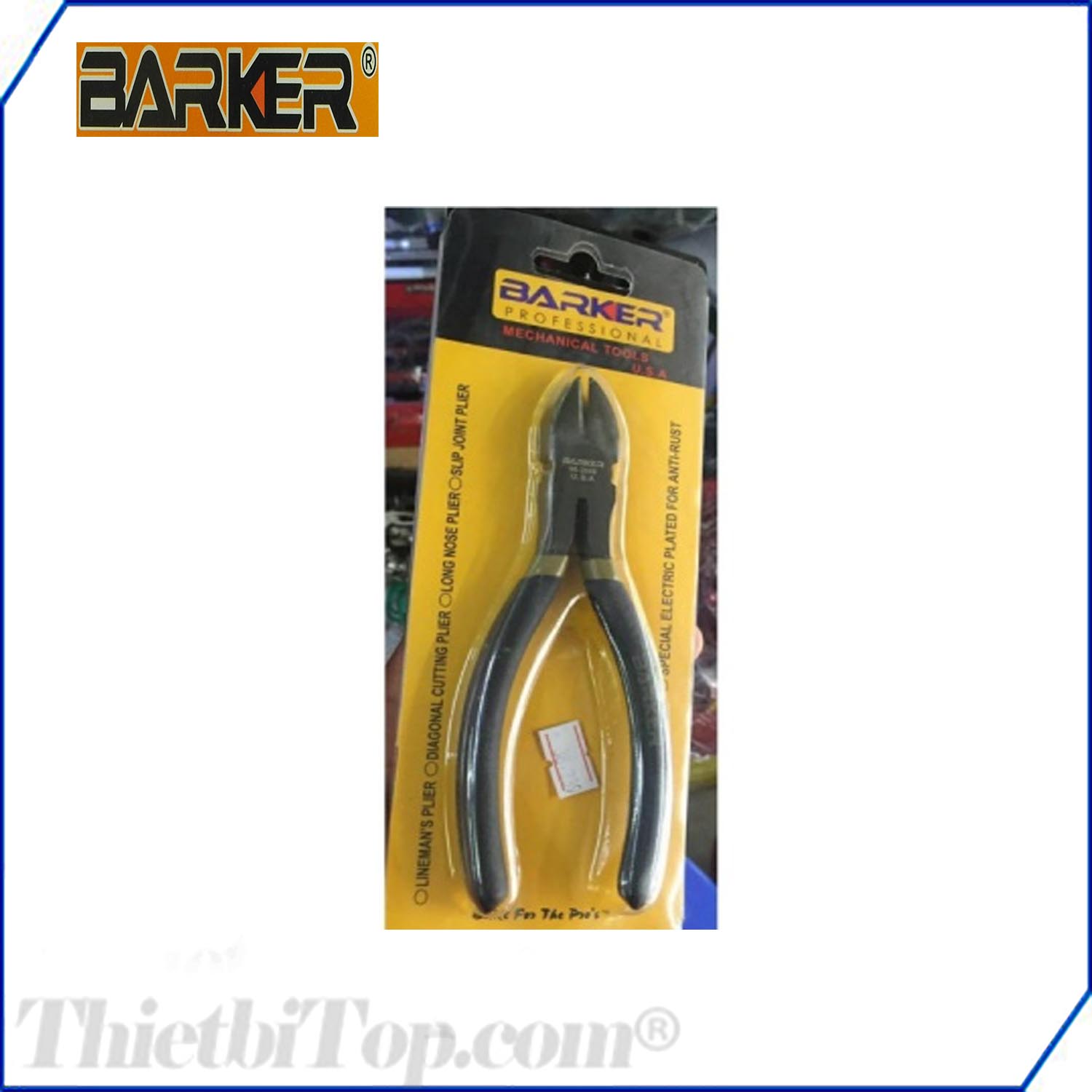 Kìm (kềm) cắt 4 đen BARKER 38-237
