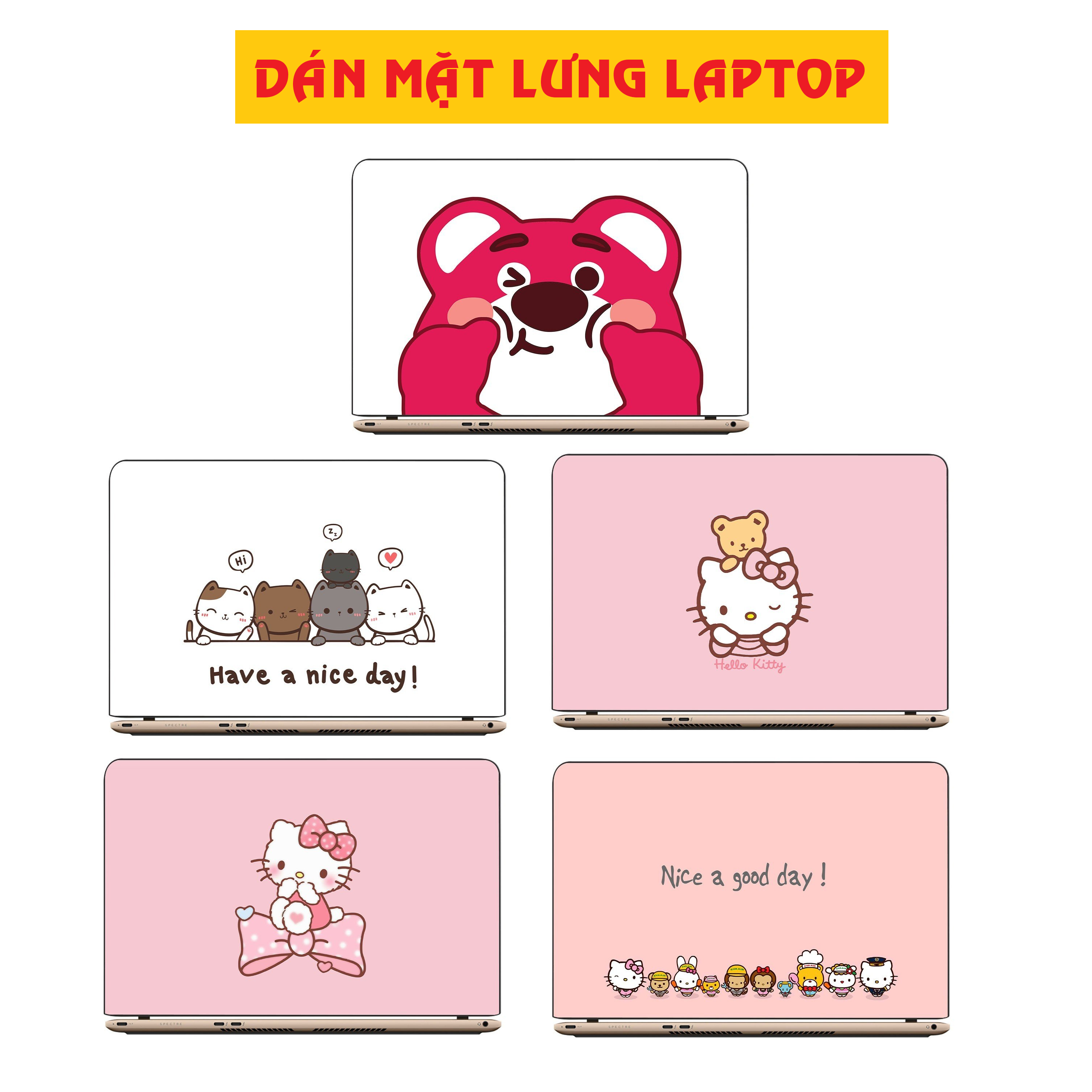 Decal dán LAPTOP, Máy tính bảng (kích thước 25x40 cm) - THUTHAODECOR