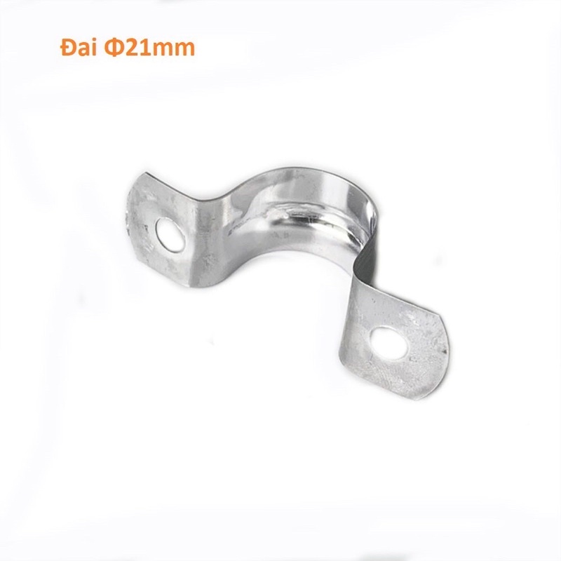 Đai ôm ống inox, cùm omega, cùm treo ống nước phi 21