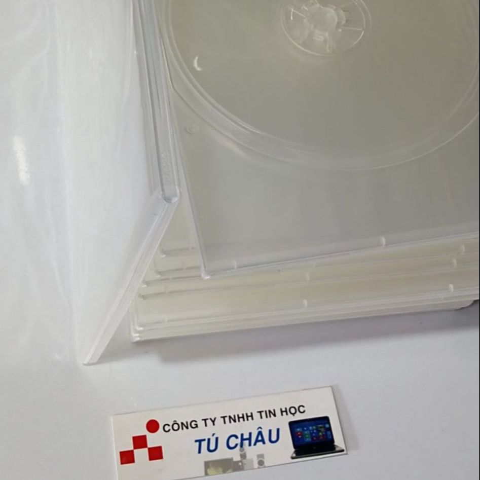 Hộp đựng đĩa CD, DVD nhựa trắng / Hộp đựng 2 đĩa