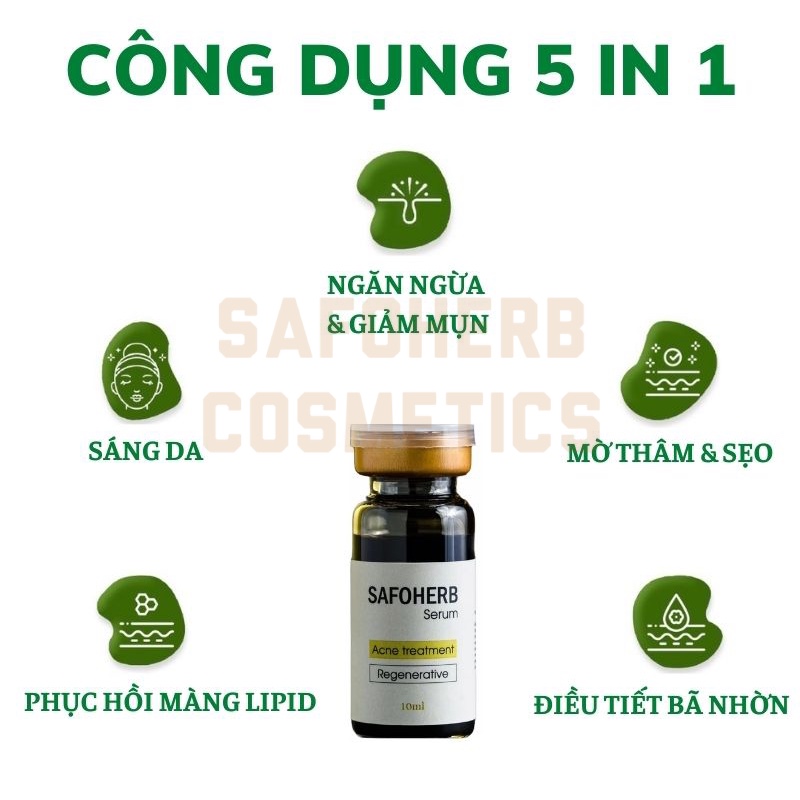 [CHÍNH HÃNG] SERUM SAFOHERB ngừa mụn mờ thâm 10ml