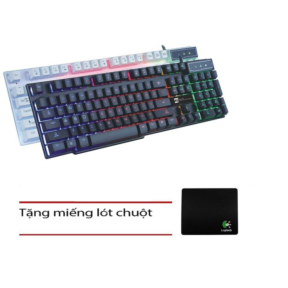 Bàn Phím Giả Cơ R8-1822 Led 7 Màu