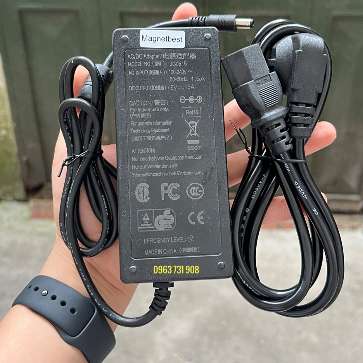 Adapter nguồn 5v 15a loại tốt