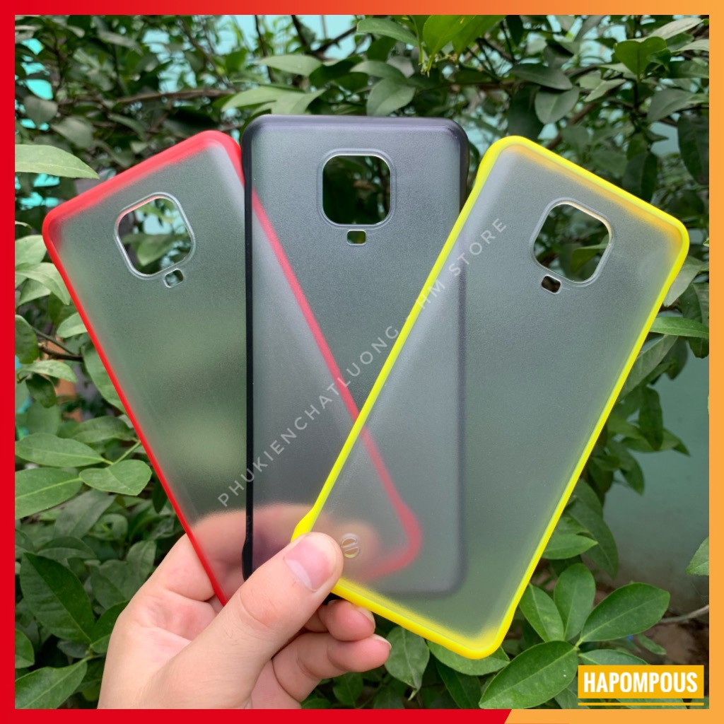 Ốp lưng không viền Redmi Note 9 / Note 9s / Note 9 Pro / 9 Pro Max / Redmi 10x 4g, Lưng nhám viền siêu mỏng