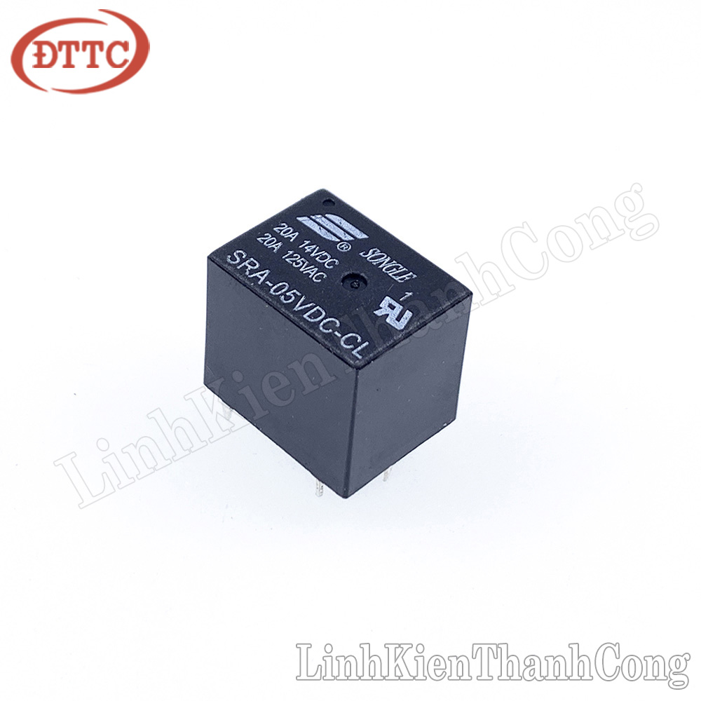 Relay SRA-05VDC-CL 5V 20A 5 Chân