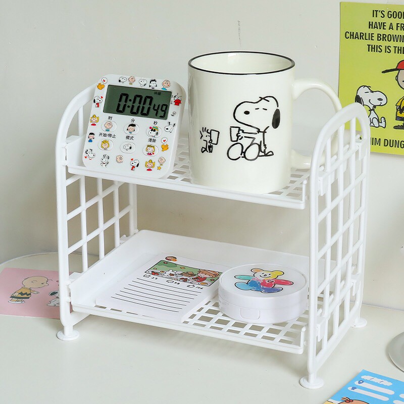 Kệ Nhựa 2 Tầng Để Bàn