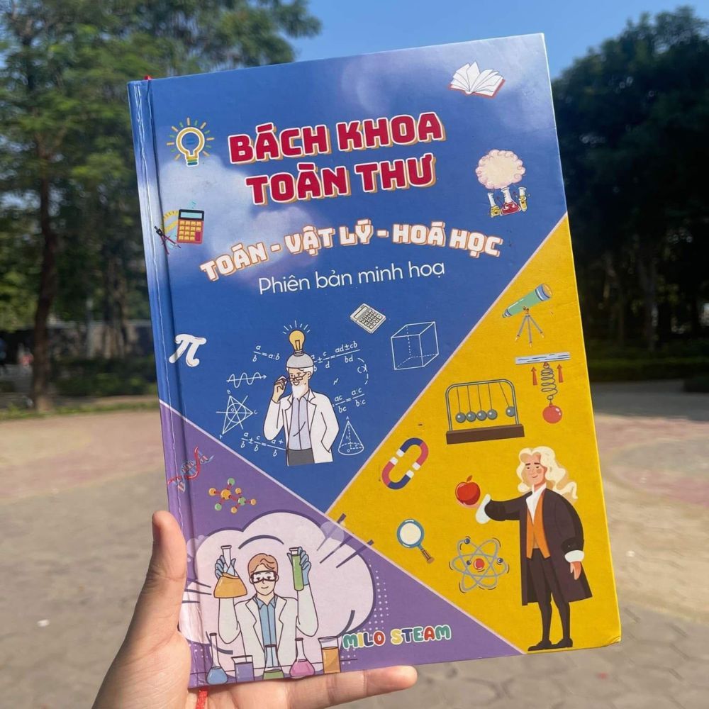 bách khoa toán lý hóa  (bìa cứng) in màu