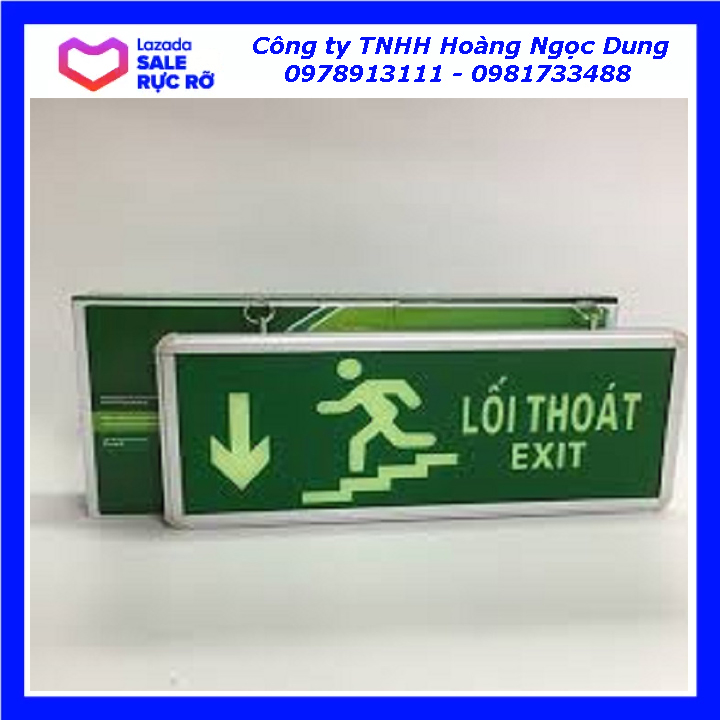 ĐÈN EXIT 2 MẶT. ĐÈN EXIT THOÁT HIỂM ĐÈN CHỈ DẪN THOÁT HIỂM AN TOÀN PCCC