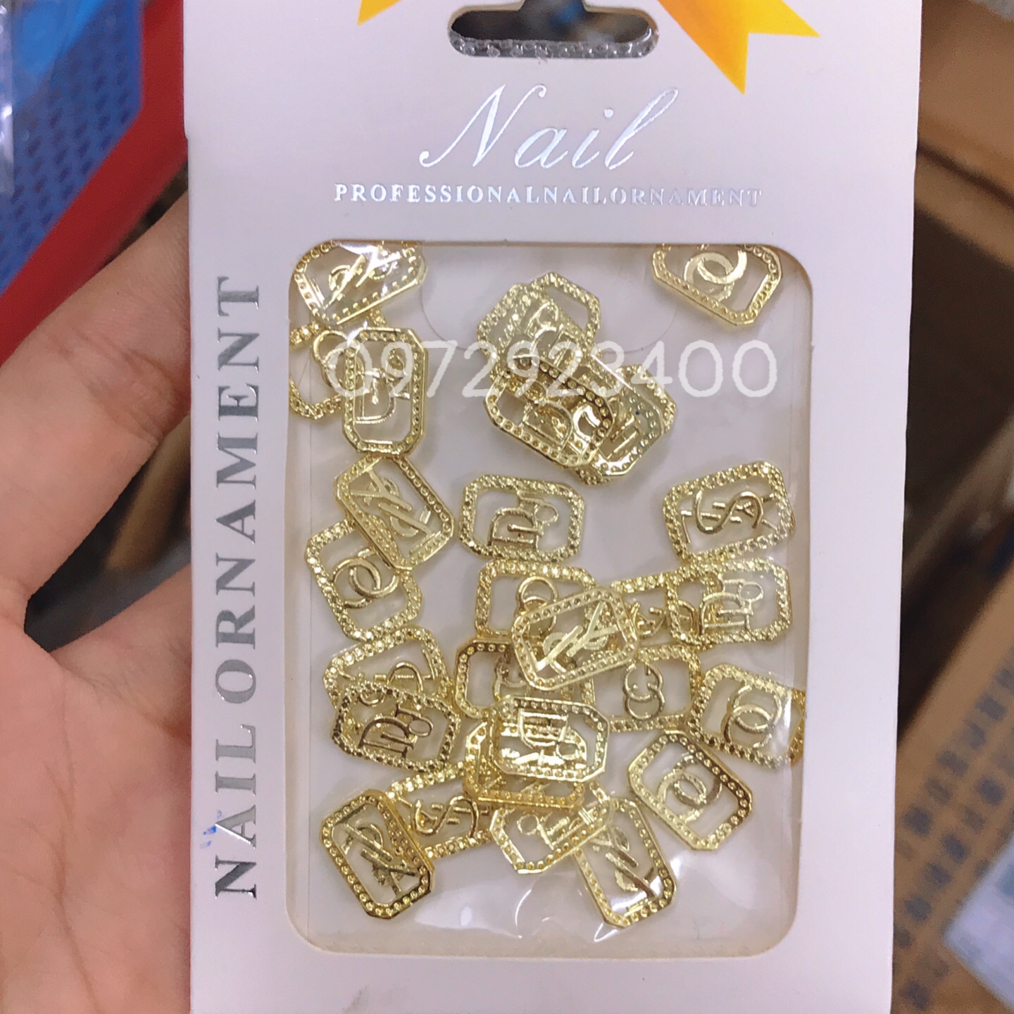 Charm Kim Loại Trang Trí Móng ,Đính Móng Tay 12 - MinI Nails