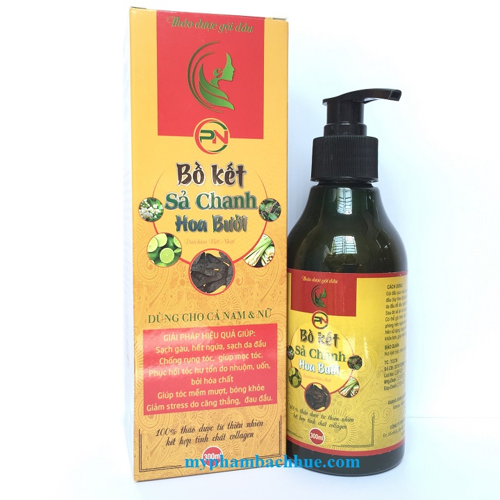 DẦU GỘI BỒ KẾT SẢ CHANH HOA BƯỞI