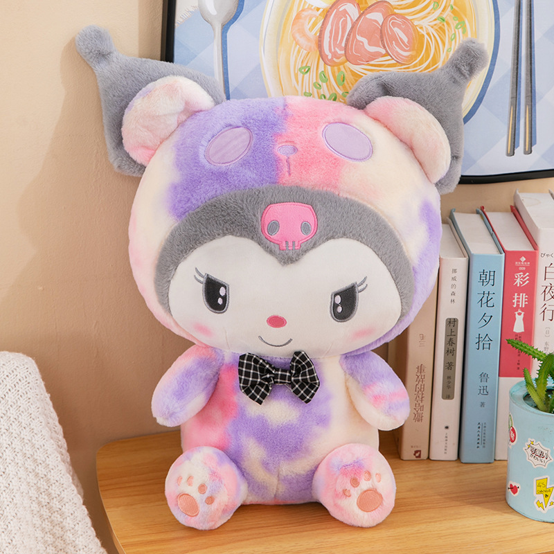 Thú bông thỏ kuromi tím gấu bông hoạt hình my melody sanrio cinnamoroll mẫu mới dễ thương lông mịn cao cấp