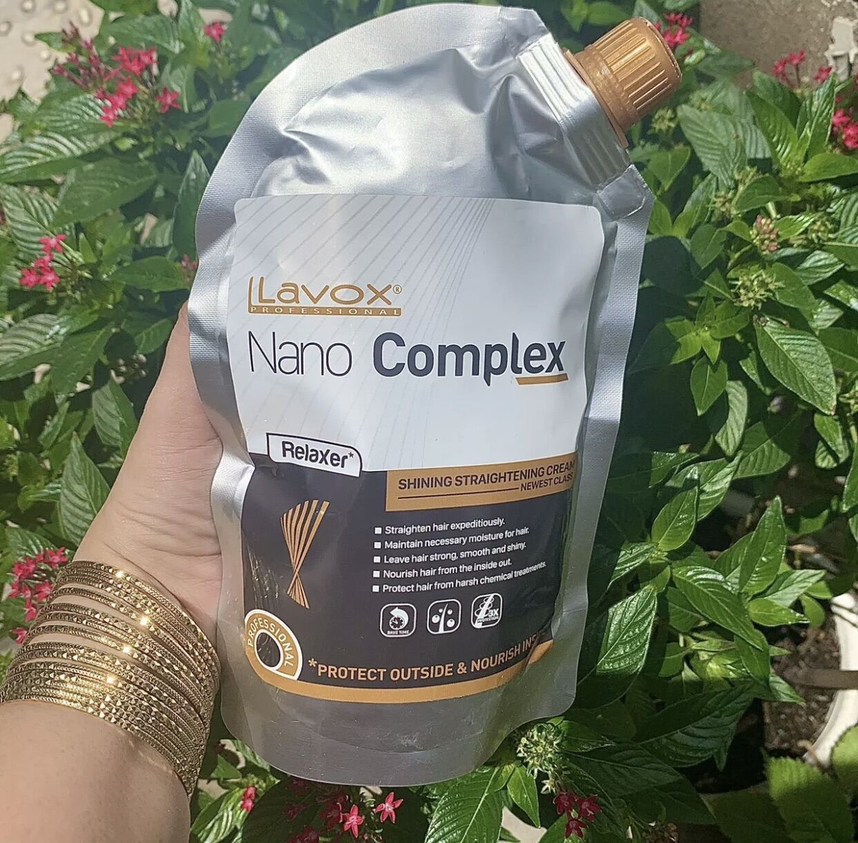 [Chỉ 7/3 Hoàn Tiền 15%]Kem duỗi Lavox dạng túi 500ml, duỗi tóc k cần dập