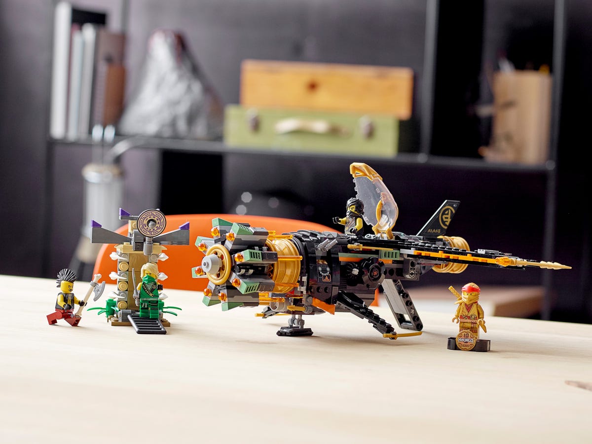 [HAPPY BRICKS] LEGO  NINJAGO - 71736 - PHI CƠ CHIẾN ĐẤU CỦA COLE - BOULDER BLASTER