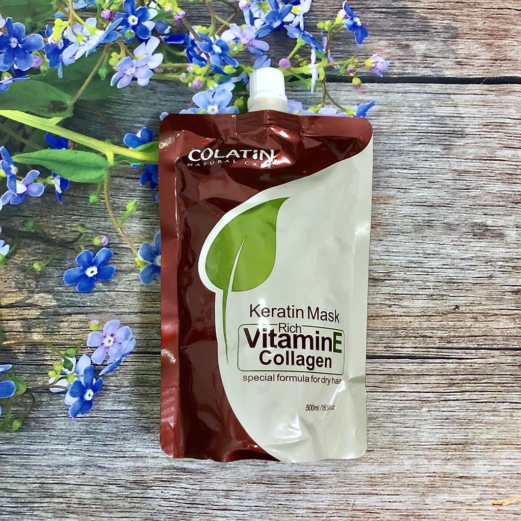 Ủ TÓC COLATIN VITAMIN E TÚI 500ML