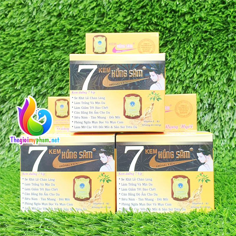 Kem Dưỡng Trắng Da Hồng Sâm Vip 7 25g