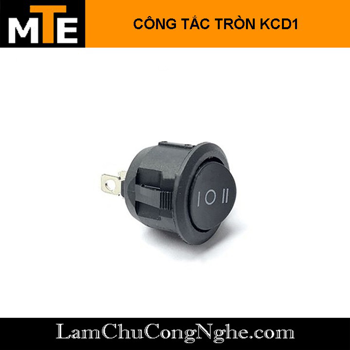 Công Tắc Bập Bênh Tròn 3 vị trí KCD1