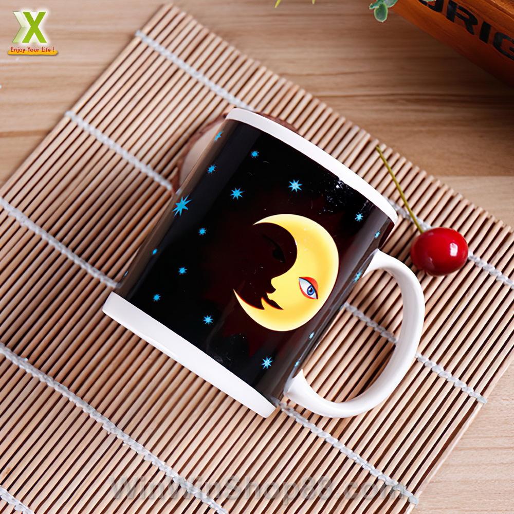 [FREESHIP MAX 15K][HCM]Ly đổi màu Mặt trăng - Mặt trời (Sun & Moon  Color Changing Cup)