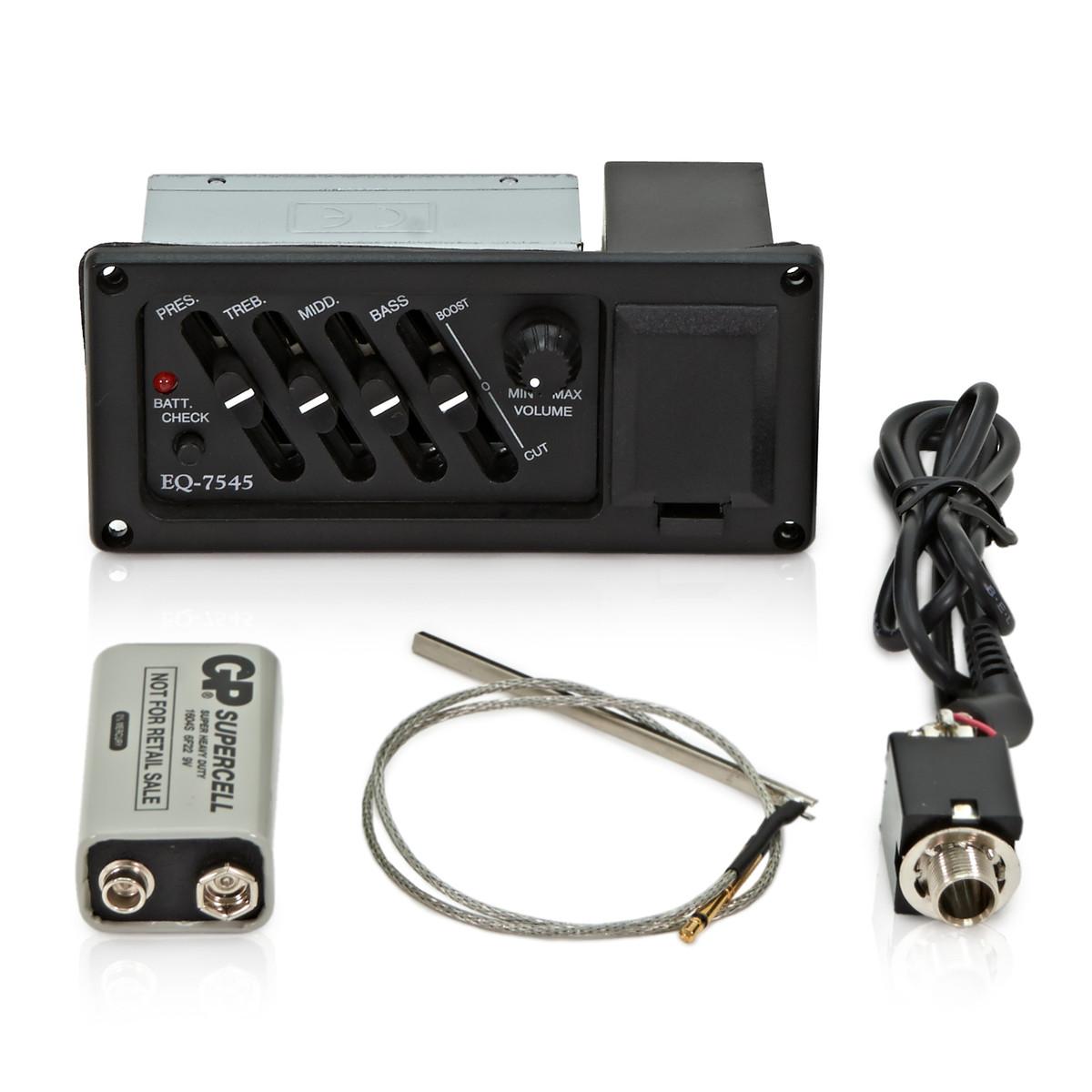 EQ 7545R cho đàn guitar đẩy đủ phụ kiện