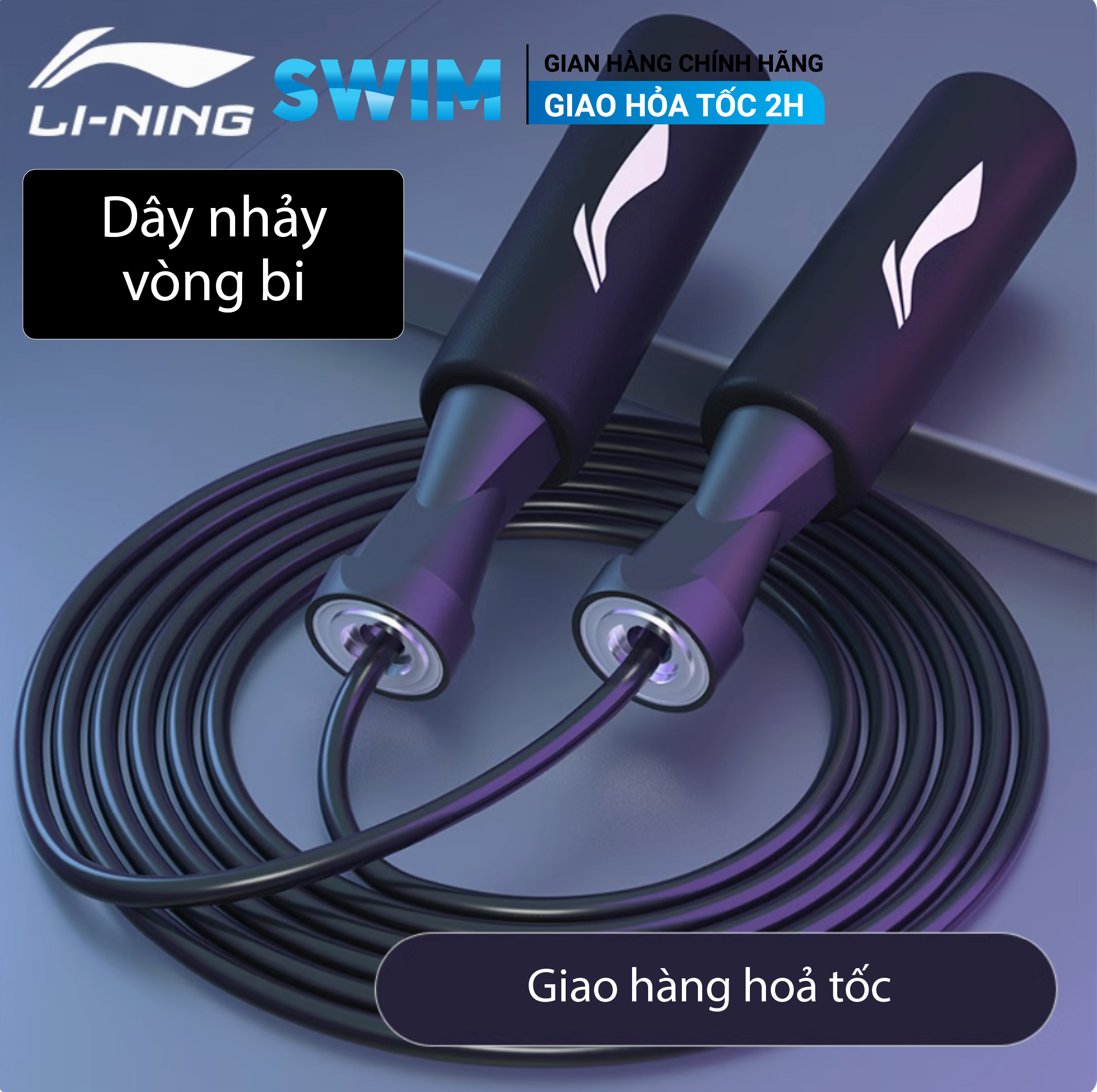 Dây Nhảy LI-NING Người Lớn Trẻ Em Điều Chỉnh Độ Dài Dây Nhảy LINING Dây Nhảy Vòng Bi