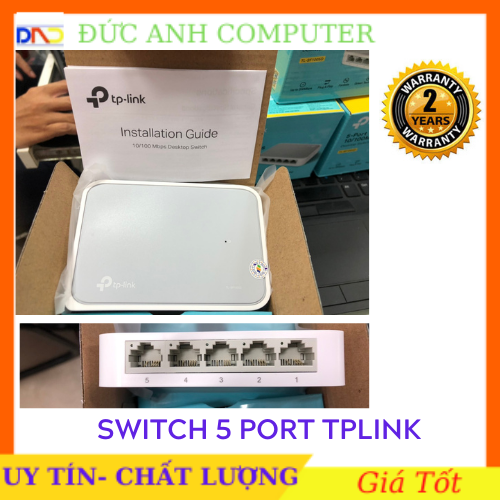Switch 5 port tp-link SF1005d/LS1005 hàng chính hãng - bộ chia mạng 5 cổng- bảo hành 24 tháng sản phẩm tốt chất lượng cao cam kết hàng giống mô tả