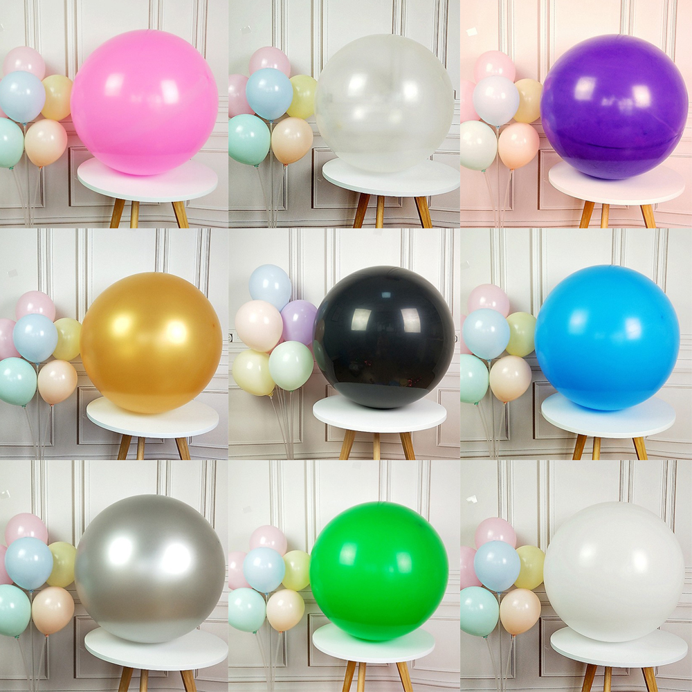 Bóng Jumbo Tròn Size 24/36 Inch Hàng Thái Lan Các Màu Trang Trí Sinh Nhật Party