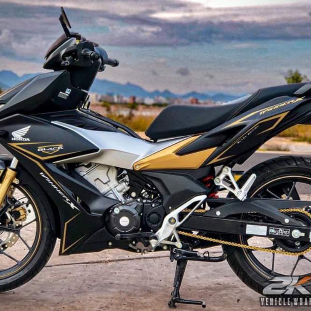 [HCM]Tem xe winnerX tem rời cao cấp 3 lớp  dán xe đen bạc vàng đồng