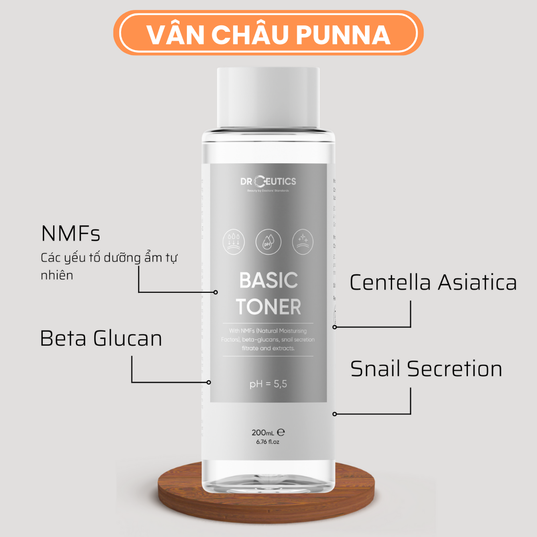[Chính Hãng] DRCEUTICS Basic Toner Và Standard Toner Cấp Ẩm Cho Da (200ml)