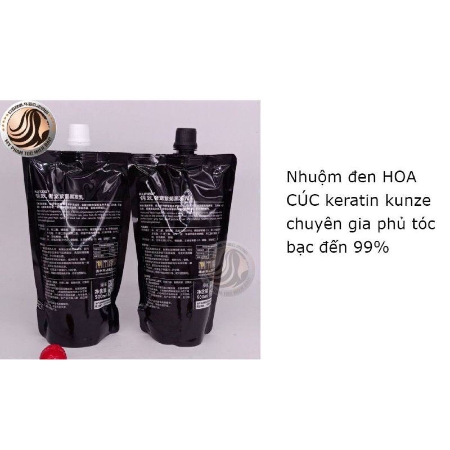 thuốᴄ nhuộm đen tóc hoa cúc không dính da đầu