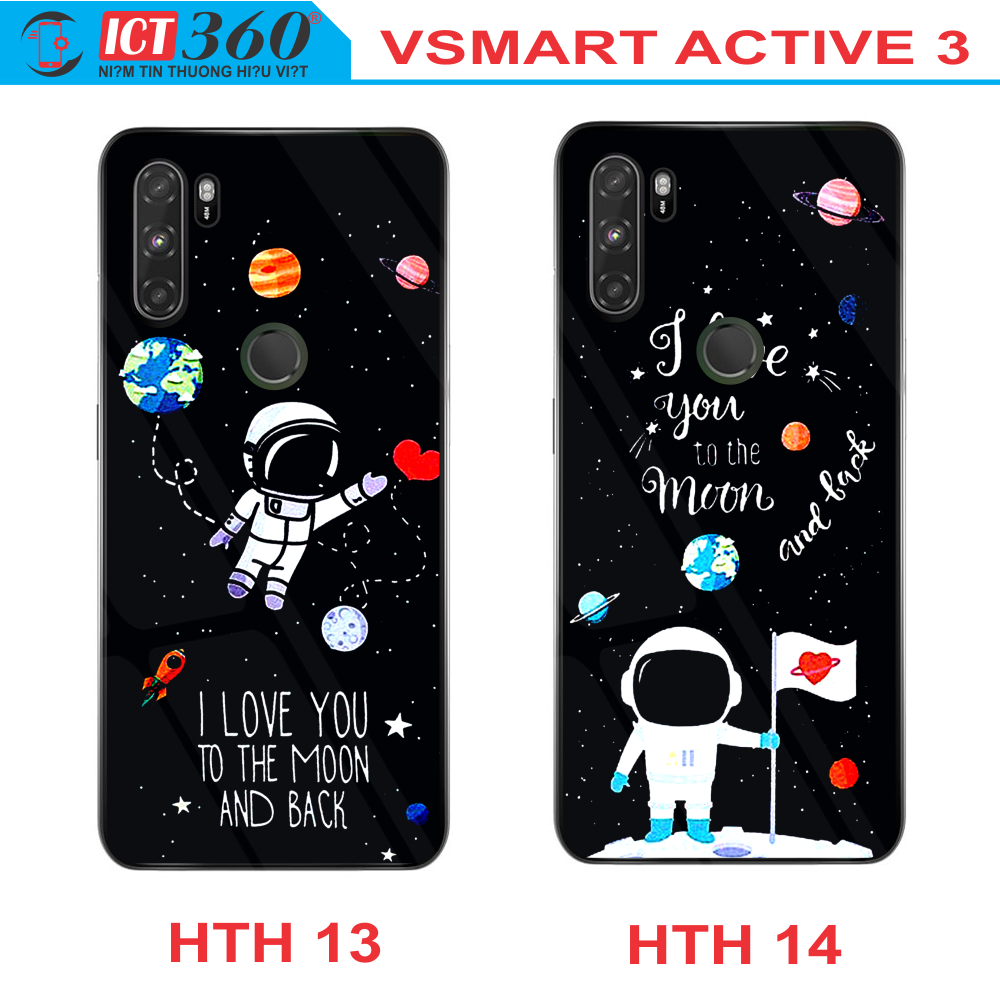 Ốp Lưng Kính VSMART ACTIVE 3 - in Theo Yêu Cầu ( Nhiều Hình)