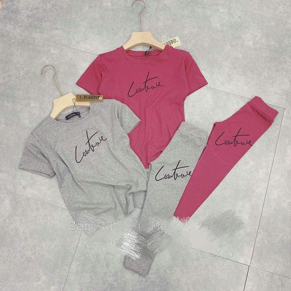 bộ áo quần legging bé gái
