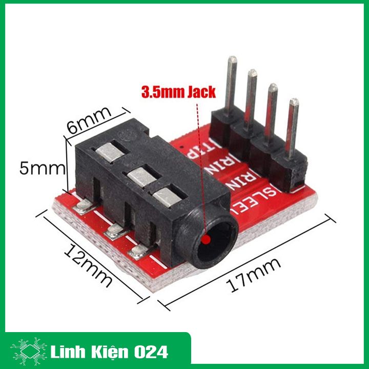 Module TRRS 3.5mm MP3 Stereo kết nối âm thanh