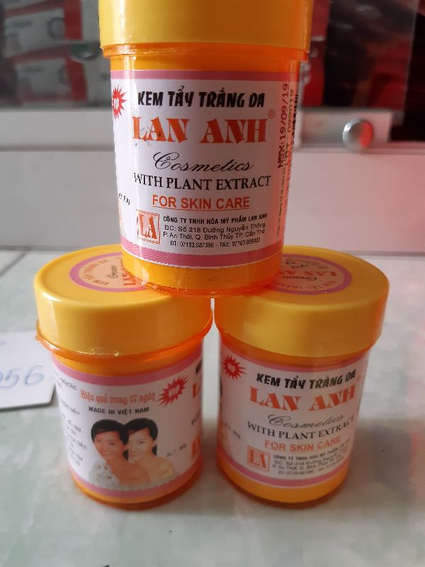 Kem Tẩy trắng Lan Anh 80g viền hồng