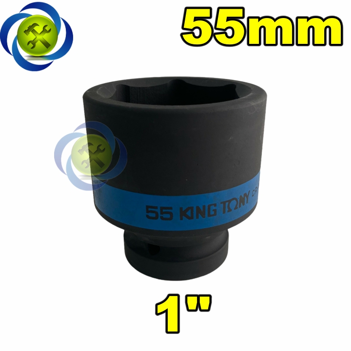 Tuýp 55mm loại 1 inch ngắn màu đen 6 cạnh kingtony 853555m