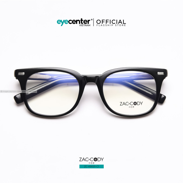 Giá bán Gọng kính cận nam nữ chính hãng ZAC&CODY mắt vuông, lõi thép chống gãy, nhiều màu sắc ZC-K9001