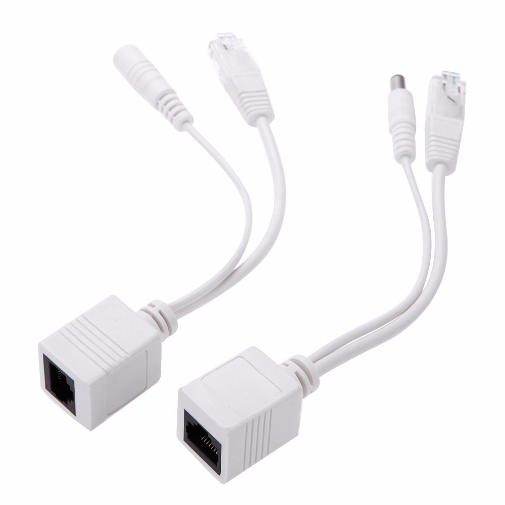 Cáp chuyển nguồn PoE dùng cam IP - 1 cặp