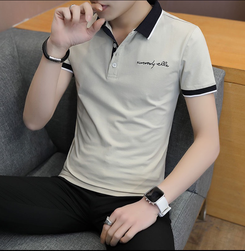 7 MÀU DỄ MẶC THANH LỊCH ÁO POLO NAM TAY NGĂN CỔ BẺ VẢI ĐẸP MỊN 5 màu mới  áo thun cổ trụ thanh lịch 01 03 1006
