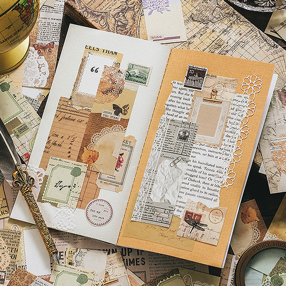 Bộ 40 tấm giấy note collage nhiều hình ảnh