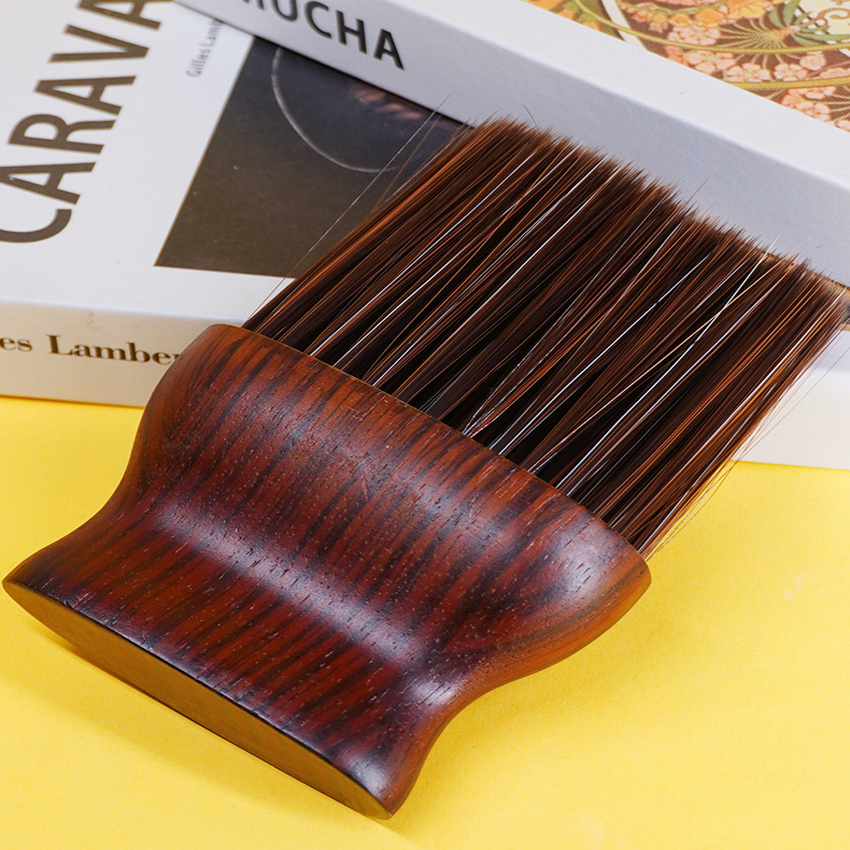 Chổi Phủi Tóc Barber Cán Gỗ