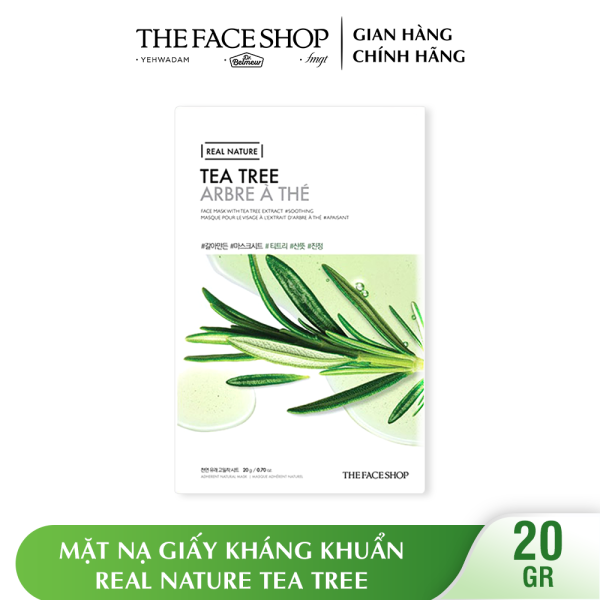 Mặt Nạ Thanh Lọc Da TheFaceShop Real Nature Tea Tree Face Mask 20g