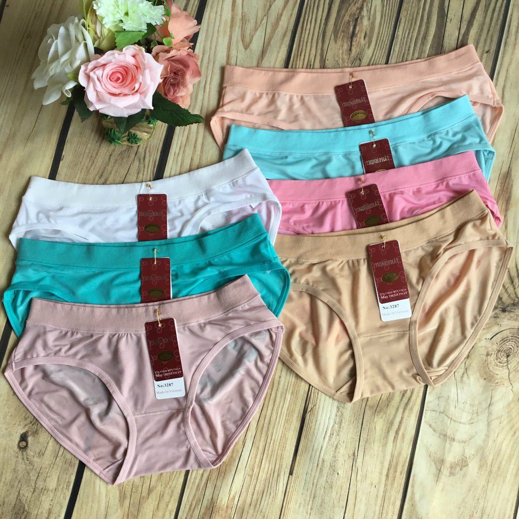 [HCM]combo 10 quần thun lạnh  quần chíp nữ