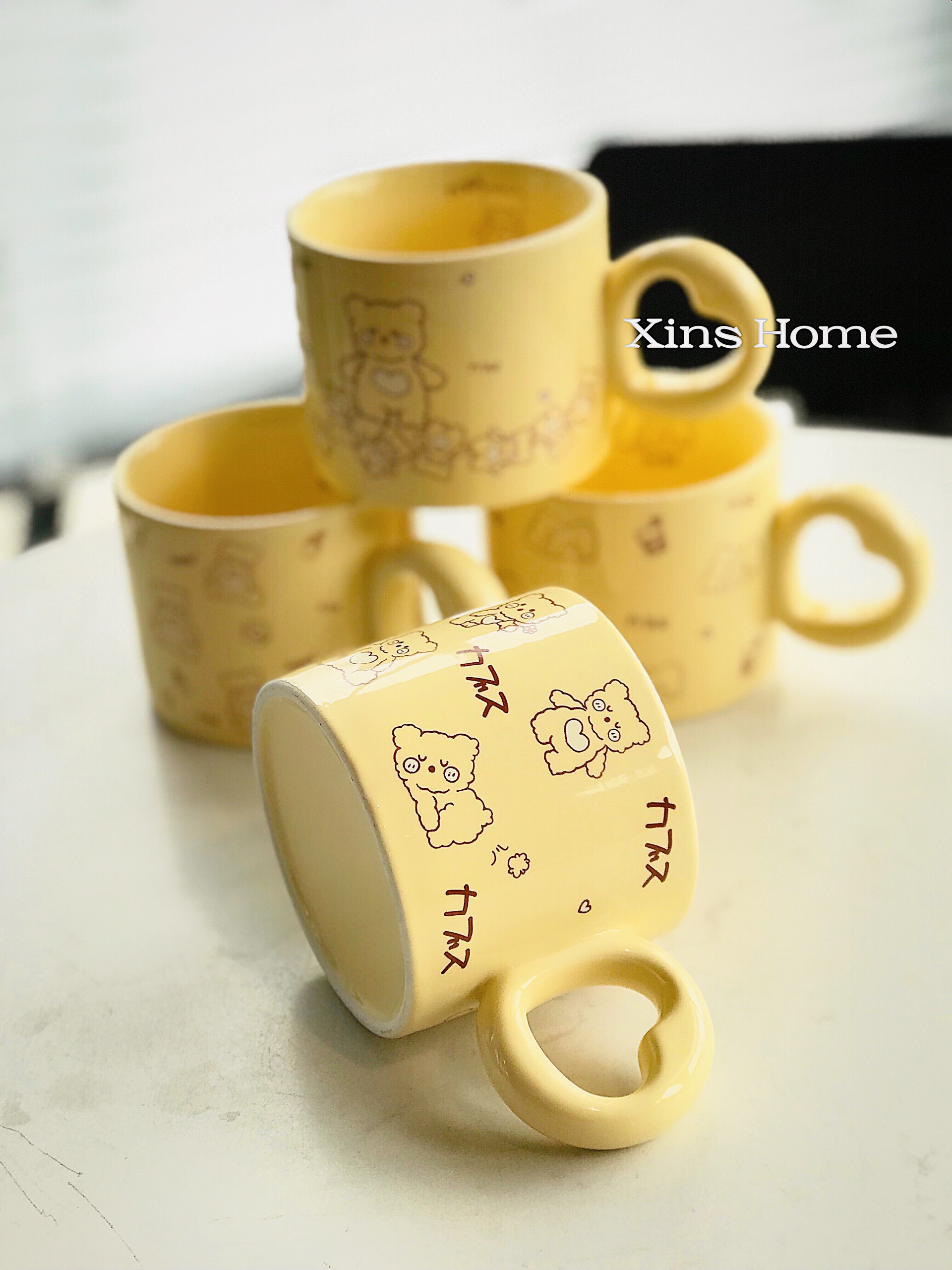Cốc ly sứ/ ly nước/ly cà phê hình Gấu dể thương/300ml