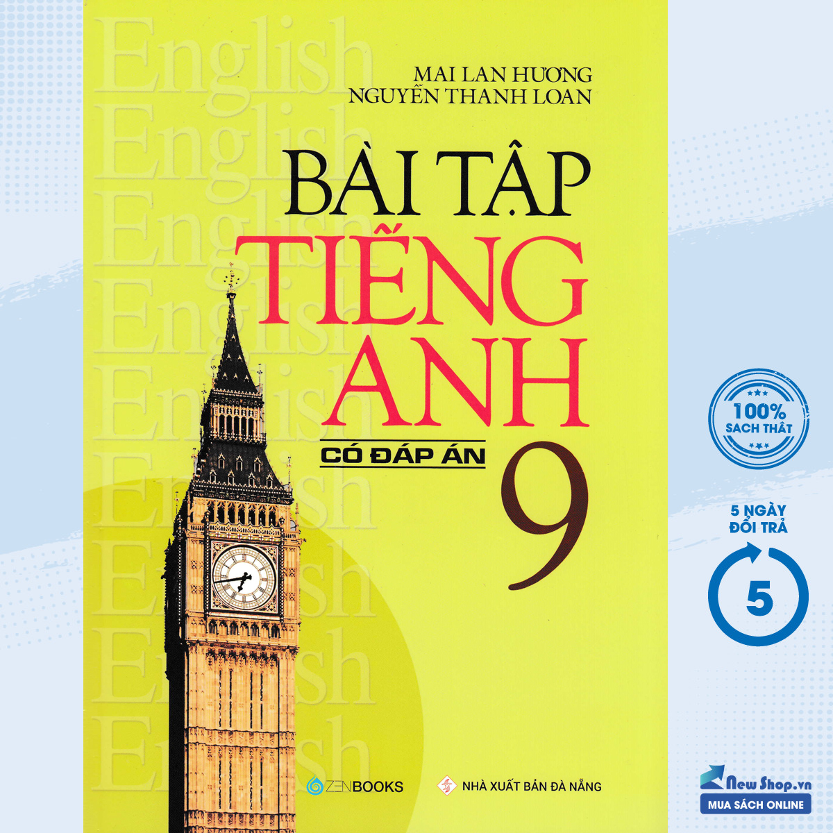 Sách - bài tập tiếng anh lớp 9 - có đáp án - newshop